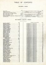 Table of Contents, Stutsman County 1911